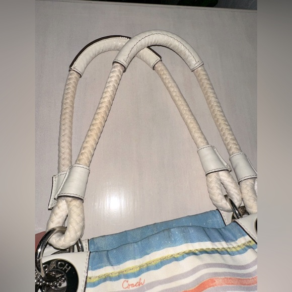 Coach Stripe Tote - Picture 7 of 10